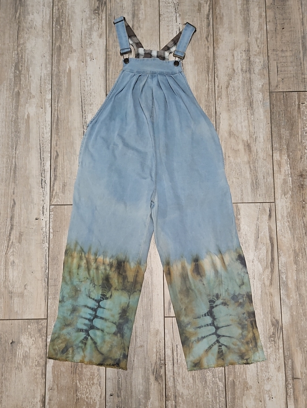 Gypsy Rose Tie Dye Denim Overalls